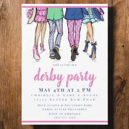 Invitation Derby Party Mode Preppy Horse Racing