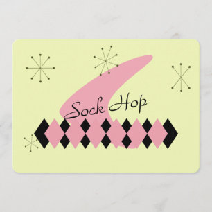 Invitation d'ère atomique rétro