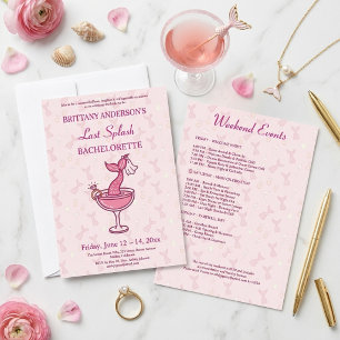 Invitation Dernier Bain de Mer Week-end de l'Enterrement de V