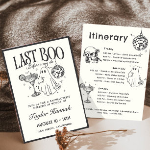 Invitation Dernier Boo Avant De Faire Bachelorette Itinéraire