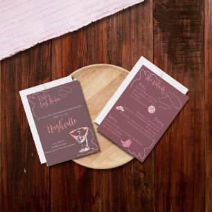 Invitation Dernier Rodeo Bachelorette Party