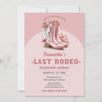 Dernier Rodeo Blush Pink Cowgirl Boots Week-end