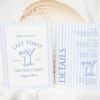 Invitation Dernier Toast Sur La Côte Bachelorette Week-End