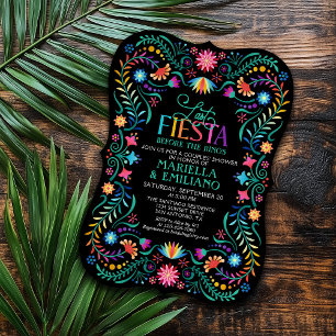 Invitation Dernier Wedding shower Fiesta Couples