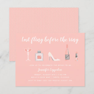 Invitation Dernière Fling avant la Bachelorette de la Ring