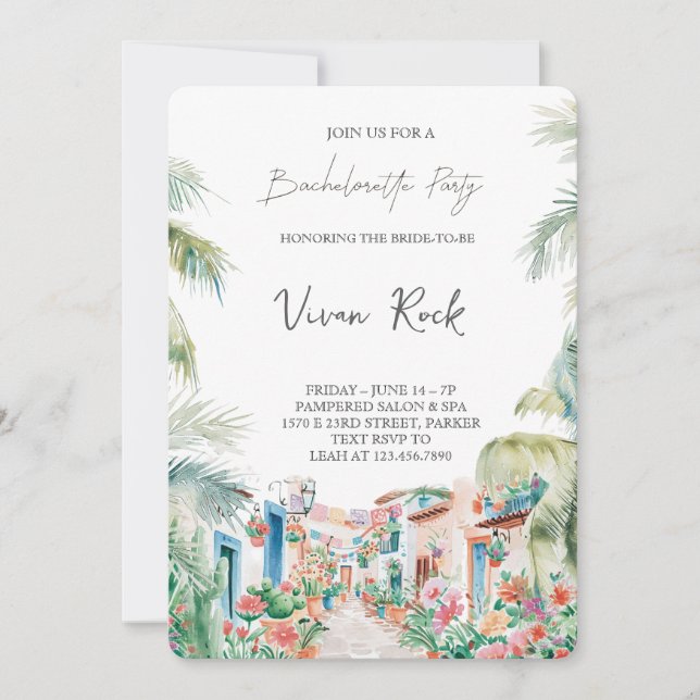 Invitation Dernière soirée avant l'enterrement de vie de jeun (Devant)