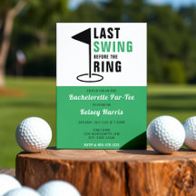 Dernière swing avant le Ring Golf Bachelorette Par