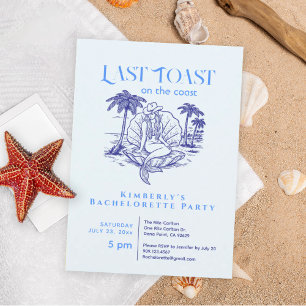 Invitation Dernière Toast Enterrement de Vie de Jeune Fille S