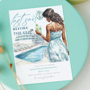 Invitation Dernière Voile avant le Veil Lux Cruise Bacheloret