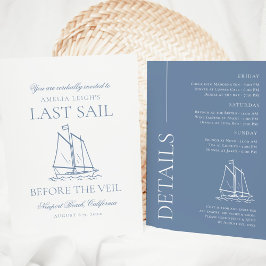 Invitation Dernière Voile Avant Le Week-End De Bachelorette V