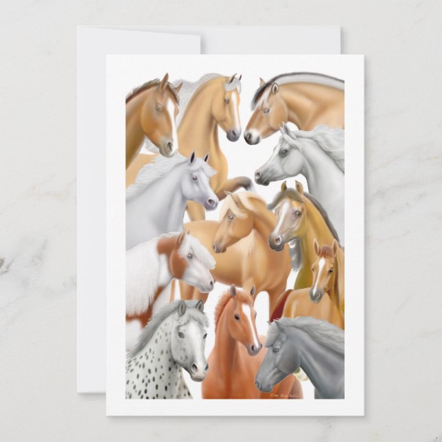 Invitation des amateurs de chevaux (Devant)