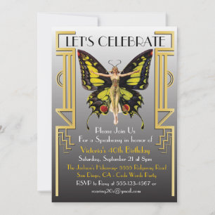 Invitation des années 20
