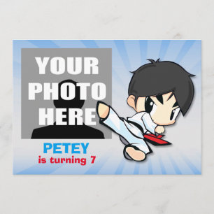 Invitation des arts martiaux - PERSONNALISÉ