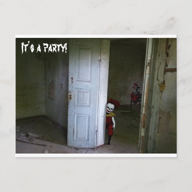 Invitation des clowns effrayants (Devant)