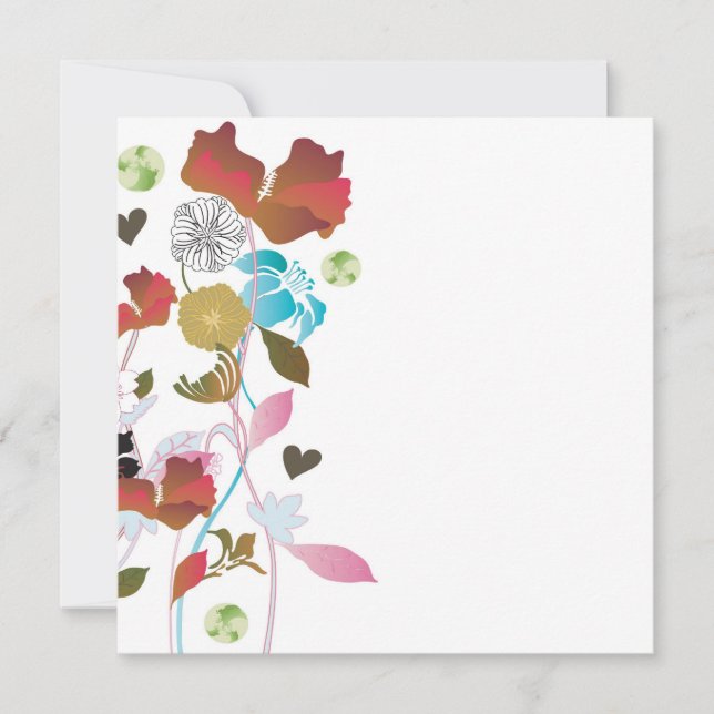 Invitation des coquelicots (Devant)