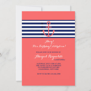 Invitation des couleurs nautiques