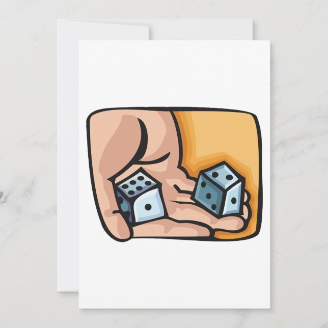 Invitation Dés de roulement (Devant)