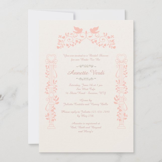 Invitation des Doves et des Romances (Devant)