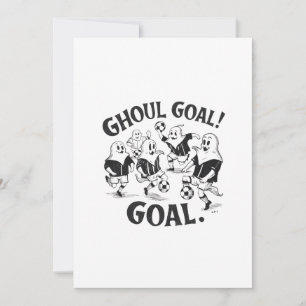 Invitation Des fantômes jouent au football