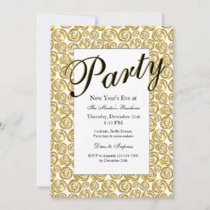 Invitation des fleurs d'or