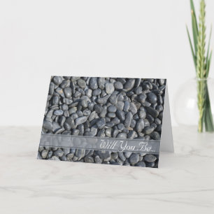 Invitation Des Galets Noirs Doux Vous Serez Mon Groomsman