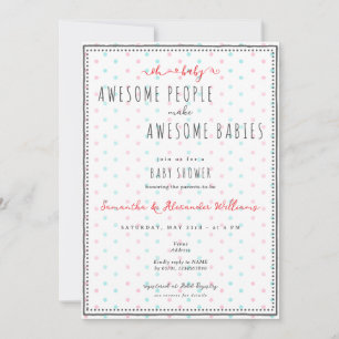 Invitation Des gens fantastiques font des bébés fantastiques 