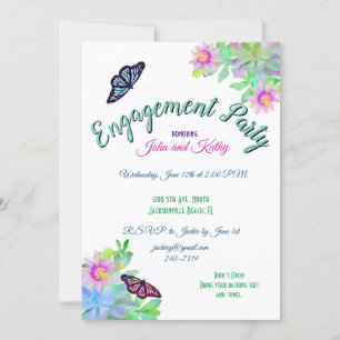 Invitation Des Papillons Dans Un Jardin Succulent