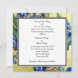 Invitation des parents de la mariée et du marié.