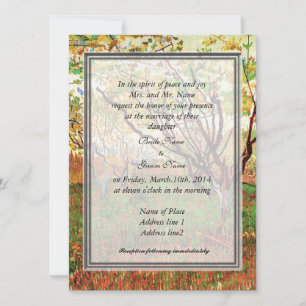 Invitation des parents de la mariée, Verger en fle