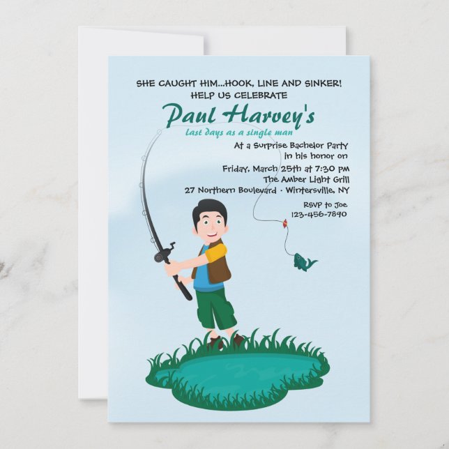 Invitation des pêcheurs à la ligne (Devant)