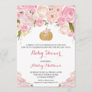 Invitation Des peu de parties scintillantes de rose et d'or