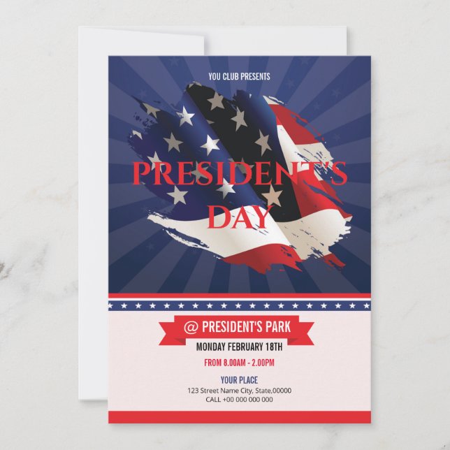 Invitation des présidents américains (Devant)
