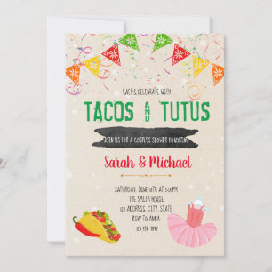 Invitation des tacos et des tutus