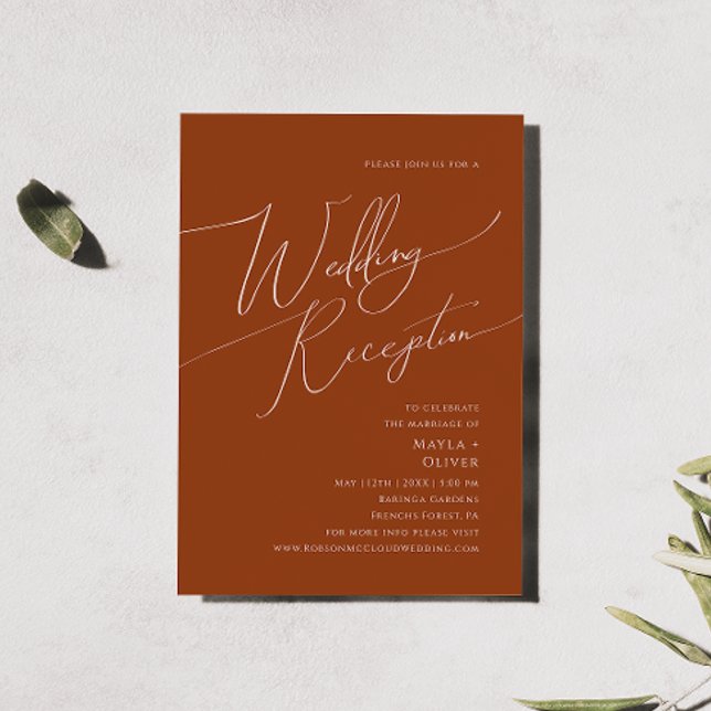 Invitation Désert de Whimsical | Réception de mariage en terr (Créateur téléchargé)