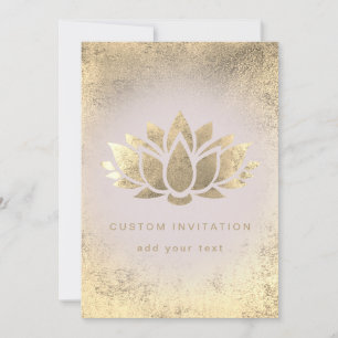 Invitation design de fleurs de lotus
