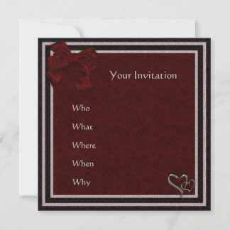 Invitation Design gothique foncé