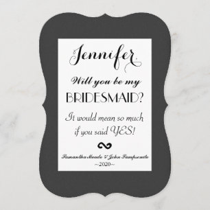 Invitation Design noir et blanc simple et élégant