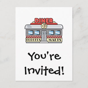 Invitation design rétro