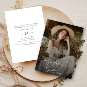 Invitation Despedida De Soltera Fête des mariées espagnole Ph