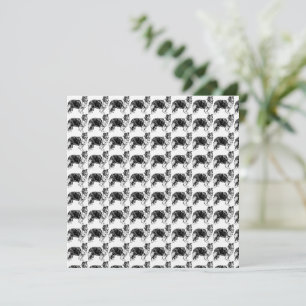 Invitation Dessin de Shetland Sheepdog