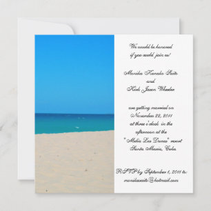 Invitation Destination mariage