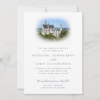 Destination Mariage au Château Photo Overlay Éléga
