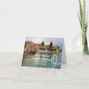 Invitation Destination Mariage Italie Europe