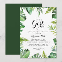 Destination Tropical Green C'est un Baby shower de