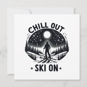 Invitation Détendez-vous Ski sur
