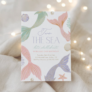 Invitation Deux à la Mer Fête d'anniversaire de 2 ans de la S