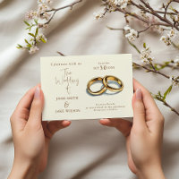 Deux anneaux de Mariage d'or mariage