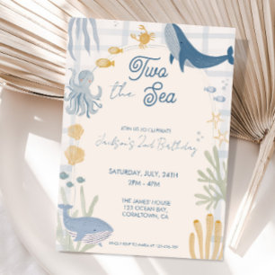 Invitation Deux Baleine à la Mer 2ème Anniversaire