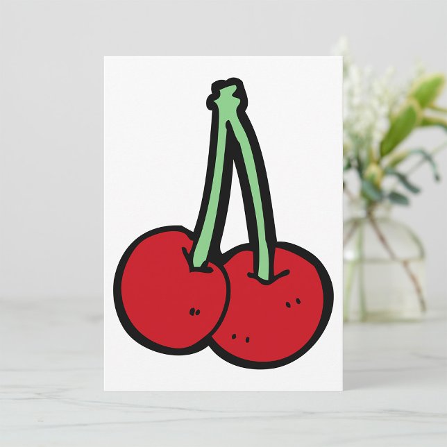 Invitation Deux cerises (Créateur téléchargé)