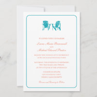 Deux chaises Adirondack Mariage